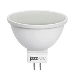 1037107A JazzWay | Лампа светодиодная PLED-ECO 5Вт JCDR MR16 4000К нейтр. бел. GU5.3 400лм 220-240В