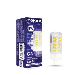 TKE-G4-5-4K TOKOV ELECTRIC | Лампа светодиодная 5Вт Capsule 4000К G4 220-240В TOKOV