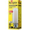 14440 NAVIGATOR | Лампа светодиодная филаментная 14 440 NLL-F-T39-7-230-4K-E27-FR FILAMENT матовая E27 176-264В 110мм