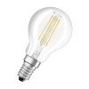 4058075603158 LEDVANCE | Лампа светодиодная филаментная LED SUPERSTAR+ CL P FIL 40 dim 3.4W/927 3.4Вт 2700К тепл. бел. E14 470лм P угол пучка 320град. 220-240В диммир. (замена 40Вт) прозр. стекло