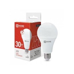 4690612024141 IN HOME | Лампа светодиодная LED-A70-VC 30Вт грушевидная 4000К нейтр. бел. E27 2850лм 230В IN