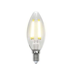 UL-00001373 Uniel | Лампа светодиодная LED-C35-6W/NW/E14/CL PLS02WH картон