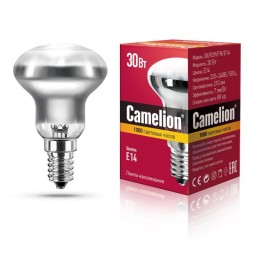 12657 Camelion | Лампа накаливания 30Вт E14 220В зеркальная