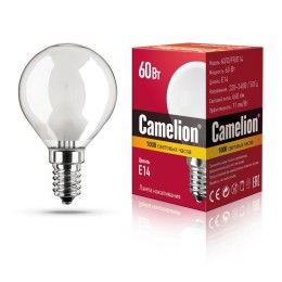 9870 Camelion | Лампа накаливания MIC D FR 60Вт E14