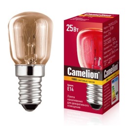 13649 Camelion | Лампа накаливания MIC 25/P/CL/E14 Т26