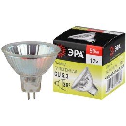 C0027358 Эра | Лампа галогенная GU5.3-MR16-50W-12V-Cl
