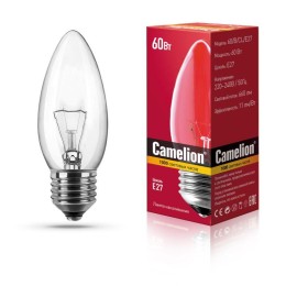 8971 Camelion | Лампа накаливания MIC B CL 60Вт E27