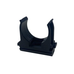 derjp-z-20-black EKF | Держатель для труб (клипса) d20мм для монтажного пистолета черн. (уп.100шт) Plast