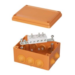 FSB21516 DKC | Коробка ответвительная FS 150х110х70мм 5р 450В 30А 16кв.мм с каб. вводами и клеммн. IP56 пластик.