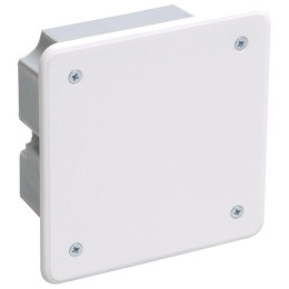 UKG11-092-092-040-M IEK | Коробка распаячная СП 92х92х45 КМ41021 для полых стен (с саморезами метал. лапки. с крышкой)