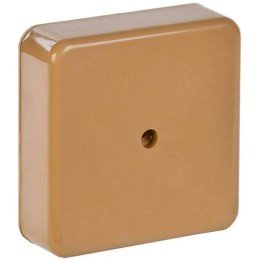 UKO10-075-075-020-K21 IEK | Коробка распаячная ОП 75х75х20 IP20 КМ41212-03 (6 клем. 6кв.мм) светл. дерево