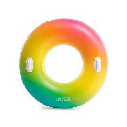 6941057402253 INTEX | Круг-камера с ручками Color Whirl Tube 122см (58202EU)