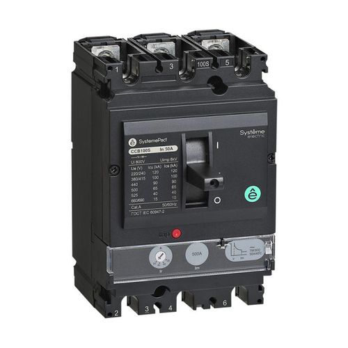 SPC160S160L3DF Systeme Electric | Выключатель автоматический SYSTEMEPACT CCB160 100кА 3P3D TMD160 рычаг