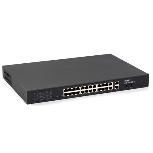 4085 Бастион | Коммутатор SKAT PoE-24E-2G-2S PoE Plus 260Вт порты: 24-Ethernet 2-Uplink 2-SFP