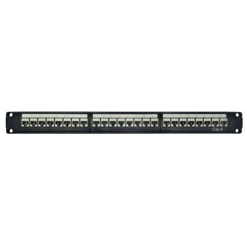 RN6PPF24 DKC | Патч-панель модульная 19дюйм 1U CAT6 24 порта RJ45 экранир.