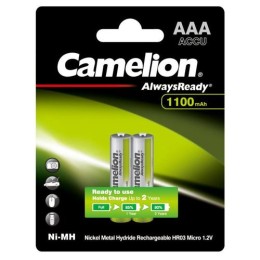 15037 Camelion | Аккумулятор Always Ready AAA-1100mAh Ni-Mh BL-2 NH-AAA1100BP2 1.2В