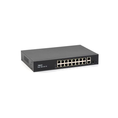 4075 Бастион | Коммутатор SKAT PoE-16E-2G-1S PoE Plus 260Вт порты:16-Ethernet 2-Uplink 1-SFP