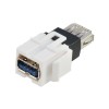 16B-US-03WT Eurolan | Модуль USB Keystone 3.0 тип A бел.