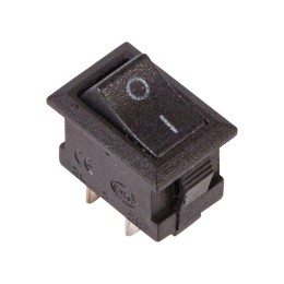 36-2010 Rexant | Выключатель клавишный 250В 3А (2с) ON-OFF черн. Micro (RWB-101)