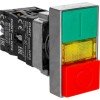 Кнопка двойная NP2-EW8465 черный корпус 1НО+1НЗ AC/DC220В (LED) IP40 (R) CHINT 575344