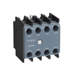 MAFN40 Systeme Electric | Блок контактный дополнительный MC1G/E 4НО фронт. монтаж.