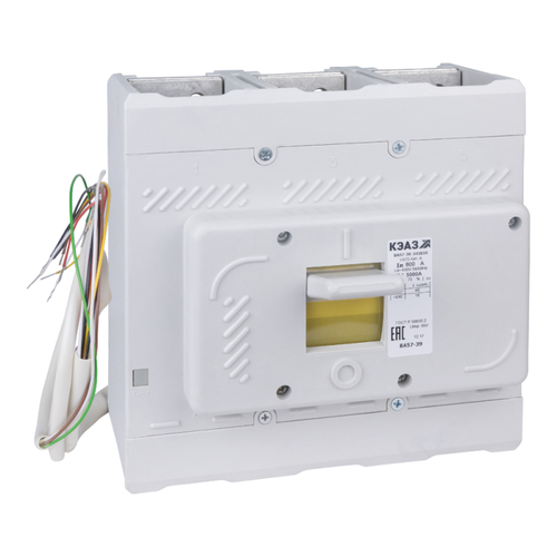 278582 КЭАЗ | Выключатель автоматический 630А ВА57-39-624710 УХЛ3 440В DC НР=230В AC/220В DC
