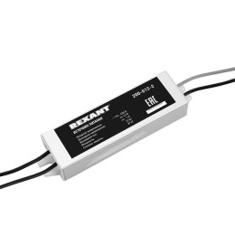 200-012-2 Rexant | Источник питания LED 220В 12В 12Вт с проводами влагозащ. IP67