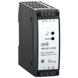 OPS-DC12-015B ONI | Блок питания OPS 220В AC/12В DC 15Вт