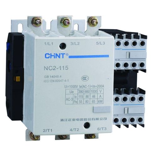 Контактор реверсивный NC2-115NS 115А кат. 380-415В AC AC-3 (R) CHINT 235667