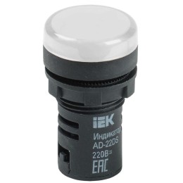 BLS10-ADDS-230-K01 IEK | Лампа светосигнальная AD22DS d22мм 230В AC бел.