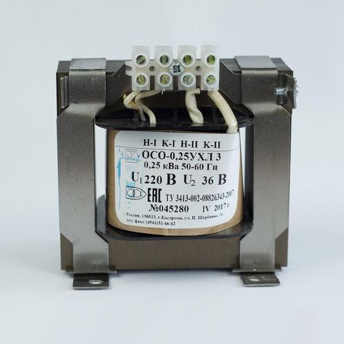 ОС0000002358 Костромское ФКУ ИК-1 | Трансформатор ОСО-0.25-09 380/36В УХЛ3