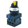 Переключатель с подсветкой NP8-11XD/215 2 полож. фикс. AC110-230В(LED) 1НО+1НЗ IP65 (R) желт. CHINT 667555