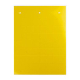 TAS1715Y DKC | Табличка полужесткая установка в держатель для маркировки мод. оборудования ПВХ-0.5 желт. (уп.360шт)