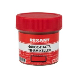 09-3690 Rexant | Флюс для пайки паста TR-RM KELLER 20 мл банка