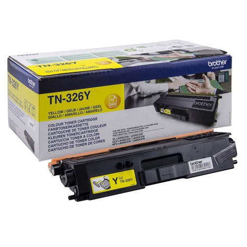 TN326Y Brother | Тонер-картридж TN326Y для HL-L8250CDN MFC-L8650CDW желт. повыш. емкости (3500 стр.)