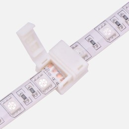 144-022 Lamper | Коннектор стыковочный для RGB LED лент 10мм влагозащ. (уп.10шт)
