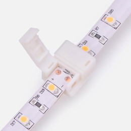144-017 Lamper | Коннектор стыковочный для одноцвет. LED лент 8мм влагозащ. (уп.10шт)