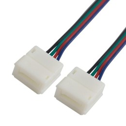 144-026 Lamper | Коннектор соединительный (2 разъема) для RGB LED лент 10мм влагозащ. 15см (уп.10шт)