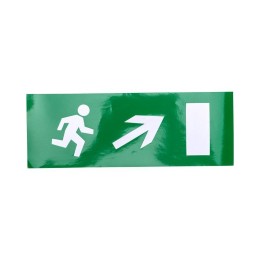 74-0140-1 Rexant | Наклейка для аварийного светильника "Направление к эвакуационному выходу направо вверх"