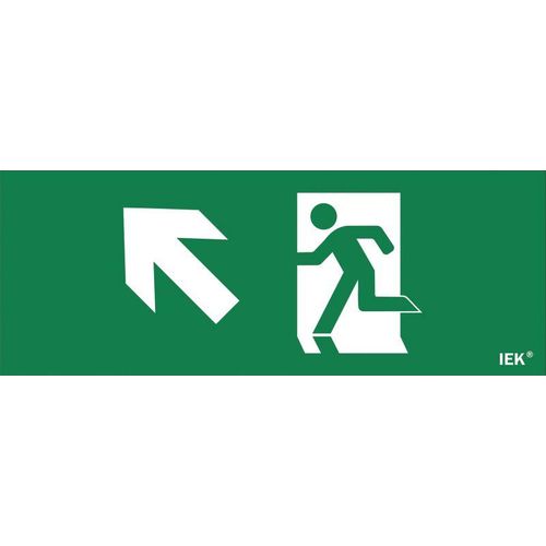 LPC10-1-24-09-FVVNAL IEK | Этикетка самоклеящаяся "Фигура/стрелка вверх влево" ДПА IP20/54