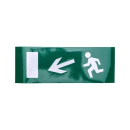 74-0120-1 Rexant | Наклейка для аварийного светильника "Направление к эвакуационному выходу налево вниз"