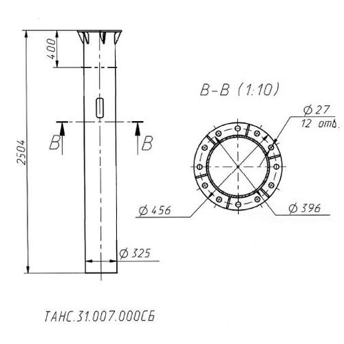 OE-00029 OPORA ENGINEERING | Деталь фундамента закладная ТАНС.31.007.000 (ЗФ-24/12/Д396-2.5-б) OPORA