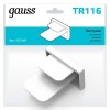 TR116 GAUSS | Заглушка Track для трекового шинопровода бел.