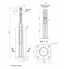 В00004483 Пересвет | Опора ОГКлф-8.0(К240-180-4х25)-ц