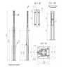 В00005687 Пересвет | Опора ОГКс-6.0(К200-150-4х20)-ц