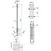 МК 89835 UMECON | Опора ОГКф-7 (3мм 60/135 фл.300х10 мц. 200 отв. 23х4) гор. оцинк. UMECON