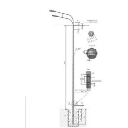 OE-02765 OPORA ENGINEERING | Опора ТАНС.11.121.000 (СПГ-1000-9.0/11.5-02-ц) OPORA