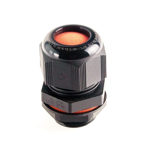 Extherm BM-X6S-L EXTHERM | Ввод кабельный взрывозащ. М25х1.5 с уплотнением для нагреват. кабеля 12х6 с уплотнит. кольцом и контргайкой полиамид