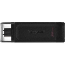 1393773 KINGSTON | Флеш-диск 64Гбайт DataTraveler 70 Type-C DT70/64Гбайт USB3.2 черн.