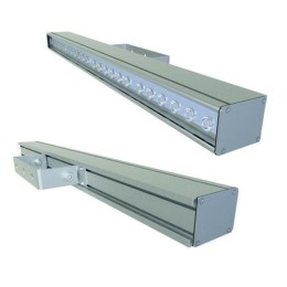 LADLEDL6025S LADesign | Светильник светодиодный LAD LED LINE-60-25S 25Вт 5000К IP66 3186лм 230В КСС типа "Г" серебр.